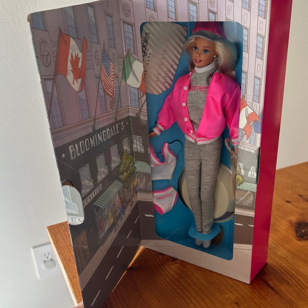 1996 Barbie at Bloomingdale’s hot pink NIB